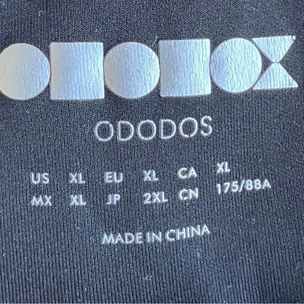 Ododos Women’s High Waist Yoga Leggings Blue Print Size XL